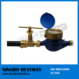 Water Meter with Brass Lockable Ball Valve (BW-L35)
