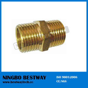 Brass Pipe Fitting Nipple Fast Supplier (BW-635)