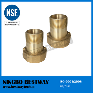 No Lead Brass Water Meter Connector Fittings