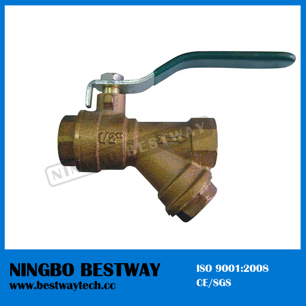 High Quality Bronze Ball Valve with Filter (BW-Q08)