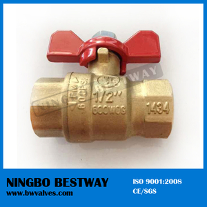 lead free food grade brass ball valve with T handle (BW-LFB01T)