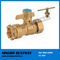 Forged Brass Water Meter Valve with Lock (BW-L02)