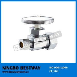 Brass Chromed Multi-Turn Compression Angle Stop Valve (BW-A46)