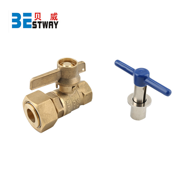 Fully stocked OEM all type good market key lock ball valve (BW-L36)